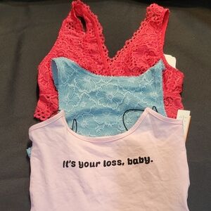 Bundle of 3 NWT Size Medium Bralettes